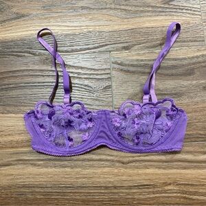 Tiger Mist Purple Lace Bra
